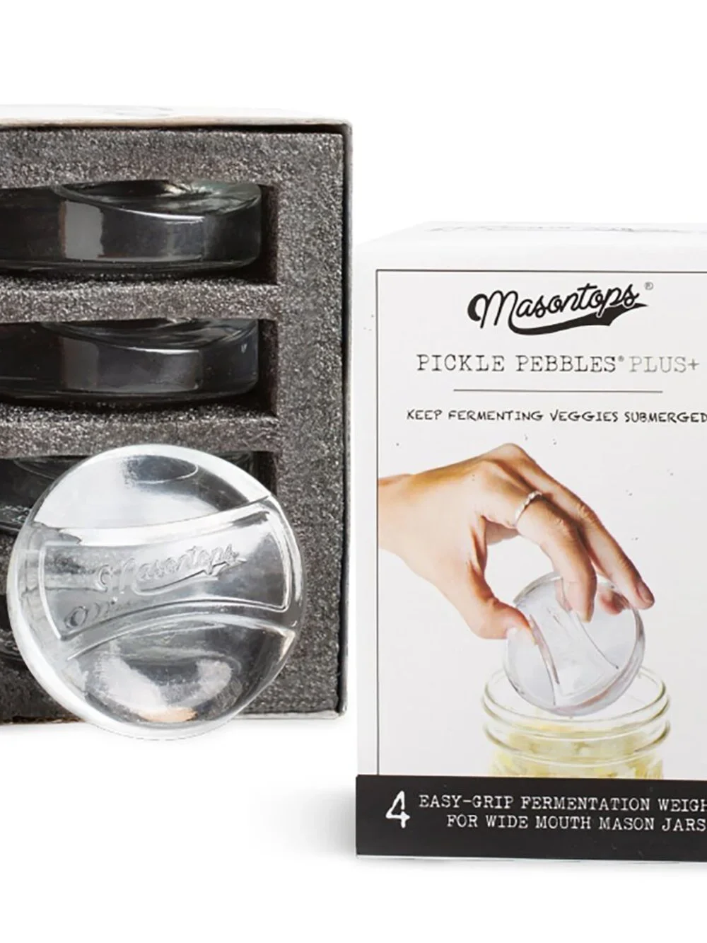 Mason Jar Pickle Pebble Fermentation Weights